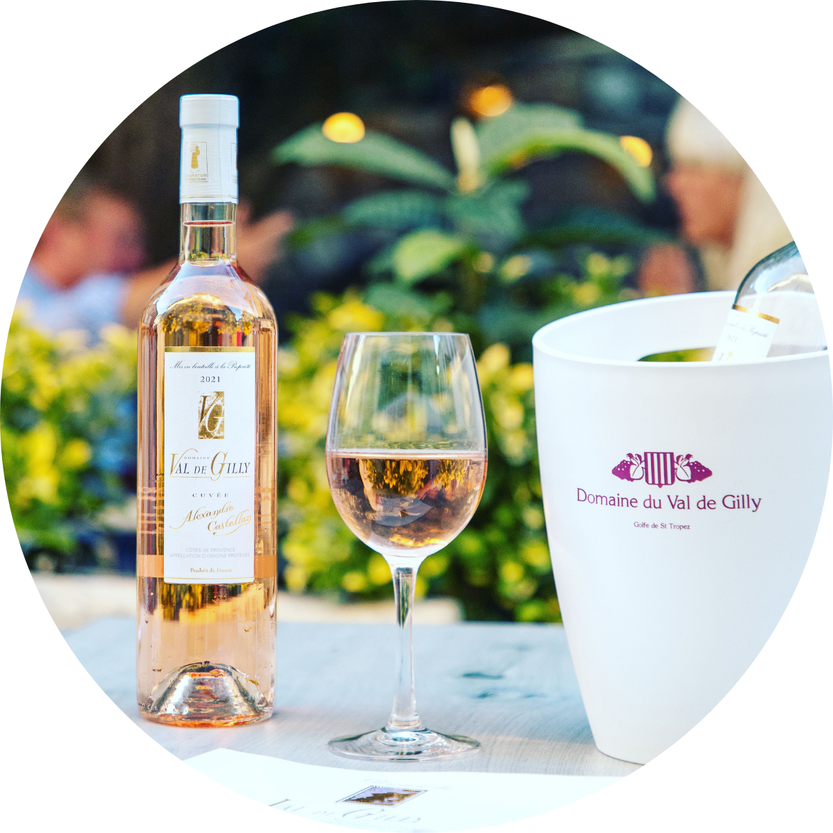 Carton rosé Domaine Val de Gilly